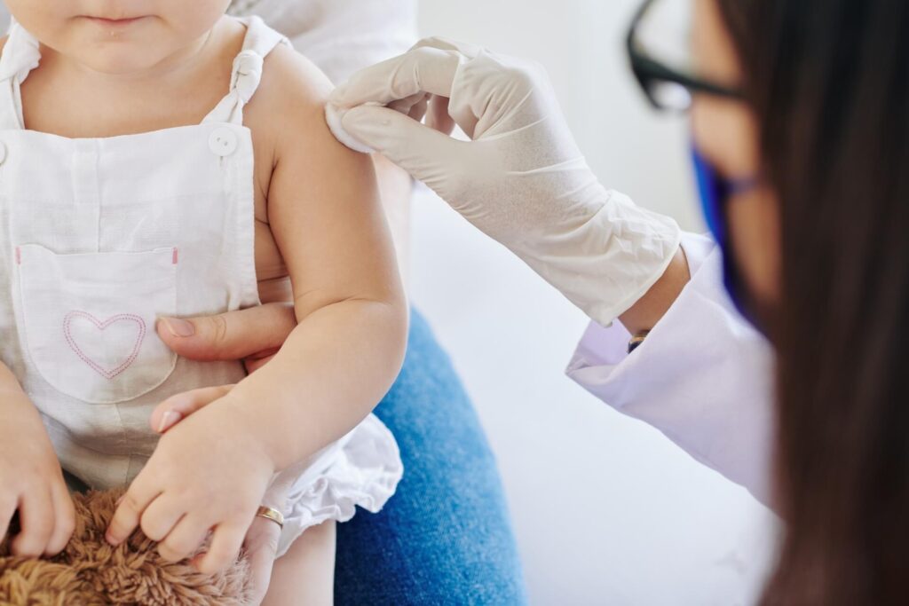Immunizations as part of caring for your newborn